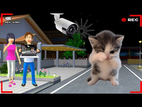 Yuta Mio Panik CCTV Merekam KUCING KICAU MANIA Di Depan Rumah 😱| Sakura School Simulator