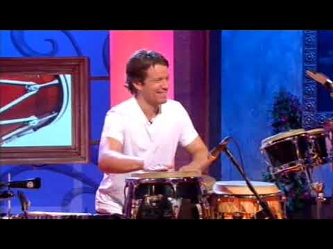 Max Beesley teaches Paul & Yvette Fielding how to play percussion on The Paul O'Grady Show 2009