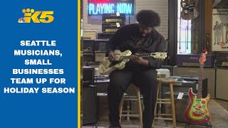 Seattle musicians and small businesses are teaming up for the holiday shopping season