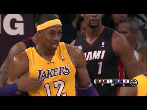 2012-2013 NBA Season Los Angeles Lakers vs Miami Heat 