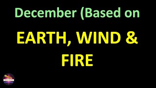 Earth, Wind &amp; Fire - December (Based on &quot;September&quot;) (Lyrics version)