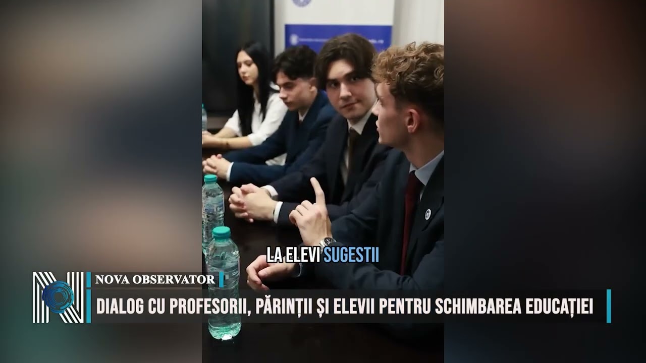 Dialog cu profesorii, părinții și elevii pentru schimbarea educației