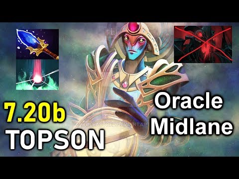 Topson Oracle 7.20 Midlane ,Is This New Meta ?