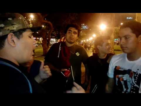 F-GOTT vs MIGUELON - BATALLA DE RAP EN EL PARQUE KENNEDY