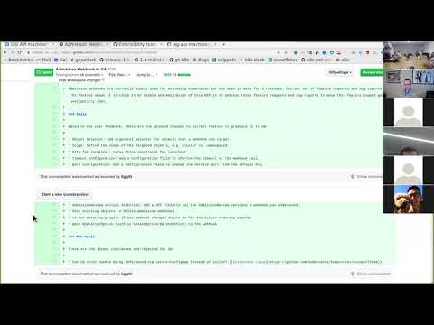 Kubernetes SIG API Machinery 20190130