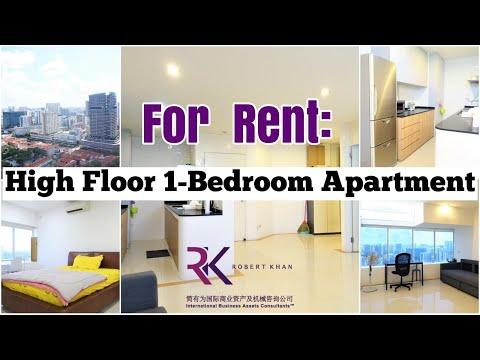FOR RENT: The Plaza Apartment, Singapore | High Floor 1-Bedroom Apartment with Panoramic View