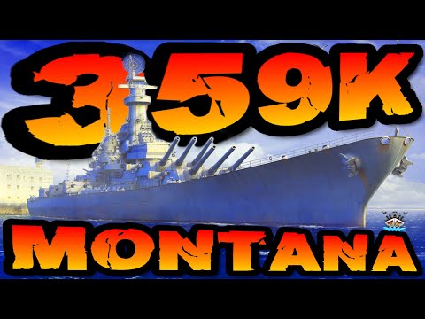 Montana drückt 359K DMG * DAS USS MONSTER* im "300K Club" ⚓️ in World of Warships 🚢