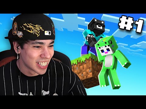 MINECRAFT pero EMPEZAMOS en un SOLO BLOQUE