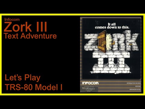 Infocom ZORK III [TRS-80 Model I] - Full Solution