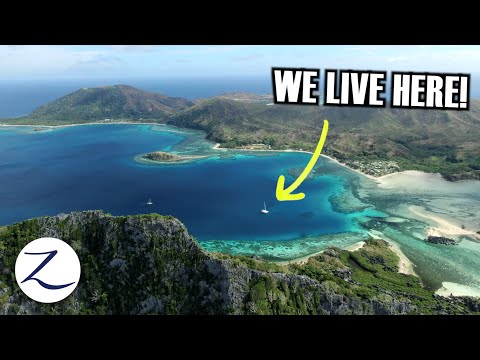 Our TINY HOME in PARADISE!! Family Boat Life [Ep 124]