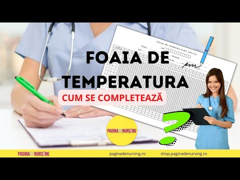 Temperature sheet - how to fill it out?