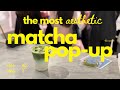 Running A Matcha Bar POP UP CAFE VLOG
