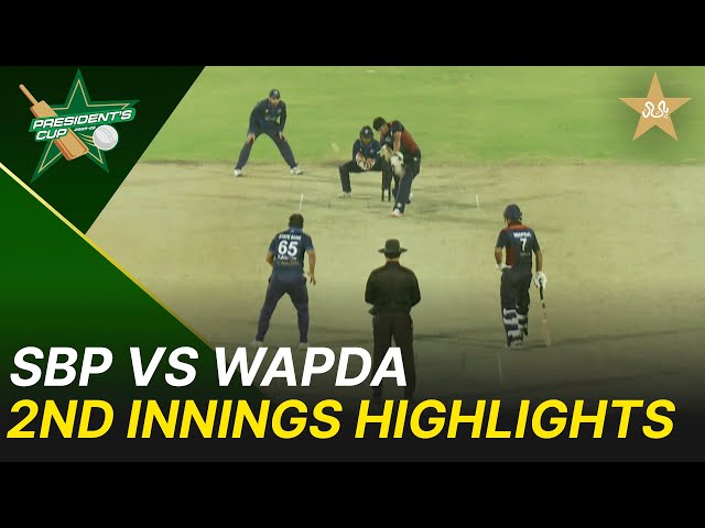 2nd Innings Highlights | SBP vs Wapda | President’s Cup Grade I 2025-26 | PCB | M2V1S
