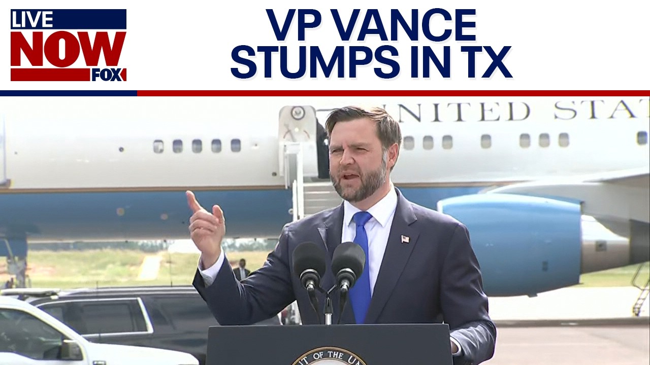 Vice President Vance speaks at GOP midterm rally in Texas