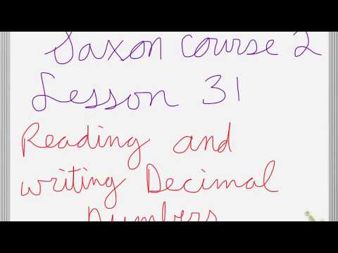 Course 2 Lesson 31