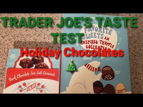 Trader Joe's Taste Test! Holiday Chocolates🎄 #traderjoes #review #chocolate #holiday