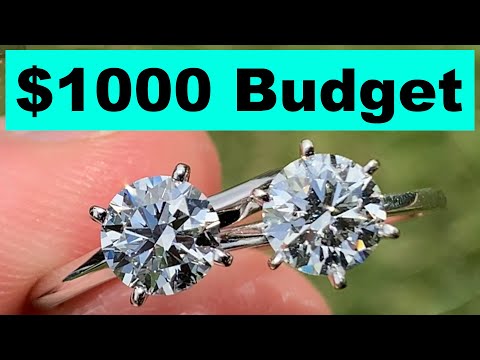 How To Buy The Best Diamond Engagement Ring Under $1000