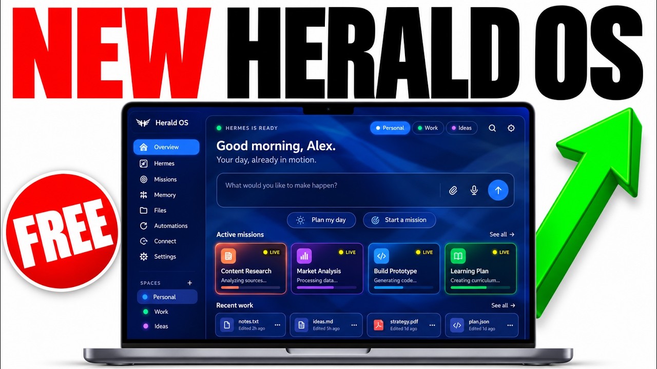 Herald OS: FREE Hermes Agent OS!