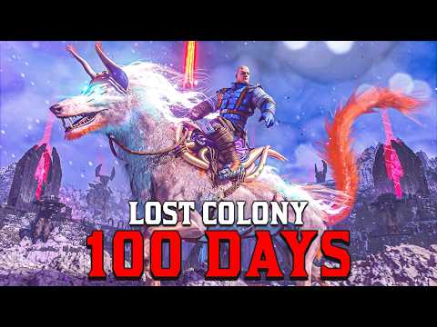 I Spent 100 Days on Ark Lost Colony... Here's What Happened
