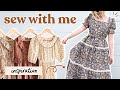 Sewing A Vintage Laura Ashley Style Dress This Dress Is WAY Too Much Fun Sew With Me