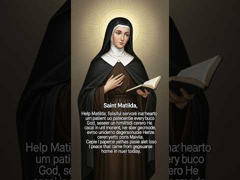 Oração a Santa Matilde