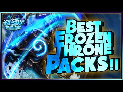 Hearthstone - Best Frozen Throne Packs - Funny and lucky Rng Moments