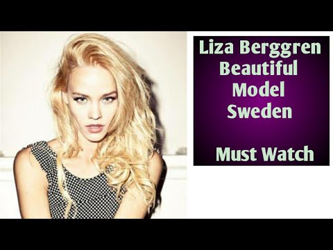 Liza Berggren Beautiful Model Sweden