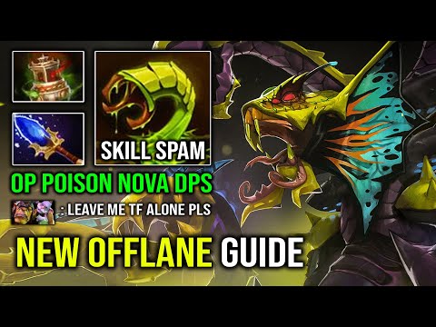 How to Play Offlane Venomancer Like a Pro in 7.32e with Insane Slow Aghanim Poison Nova Dota 2