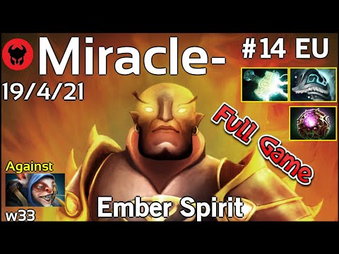 Miracle- [Liquid] plays Ember Spirit!!! Dota 2 Full Game 7.21