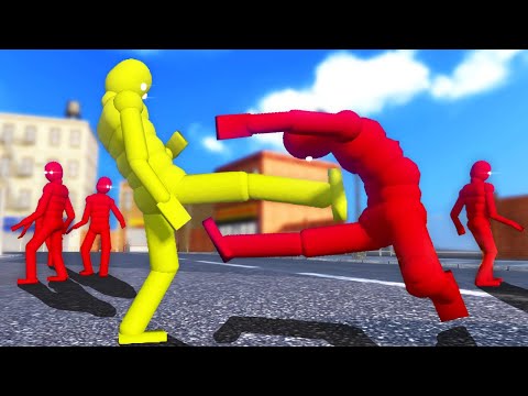 Fighting Realistic ZOMBIE RAGDOLL ARMY... (Overgrowth Mods Gameplay)