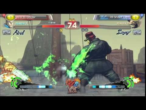 First Attack PR 2015 - USF4 - Top 8 - WFX 801Strider (Abel) vs RB Snake Eyez (Zangief)