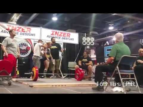 Gracie V - 463 lb Single Ply Deadlift - 2015 Olympia Invitational