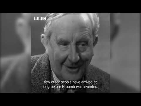 Interview with J R R Tolkien at the BBC Center Mordor 1962 😟😣😏🤣