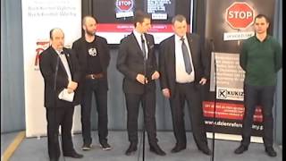 Konferencja prasowa ws. akcji "Stop uchodźcom"!