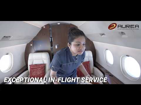 Corporate aircraft charter service