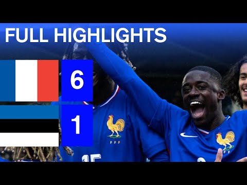 FRANCE U21 V ESTONIA U21 | 6 - 1 | U21 EURO Qualifications • Round 1 (13/10/2025) 