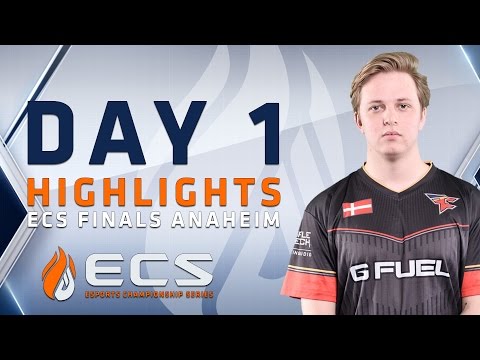 ECS Finals Anaheim - DAY #1 Highlights | CSGO