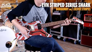 Video thumbnail for No Talking...Just Tones | EVH Striped Series Shark by Peach Guitars