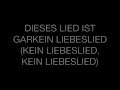 Kein Liebeslied - Kraftklub (Lyrics)   