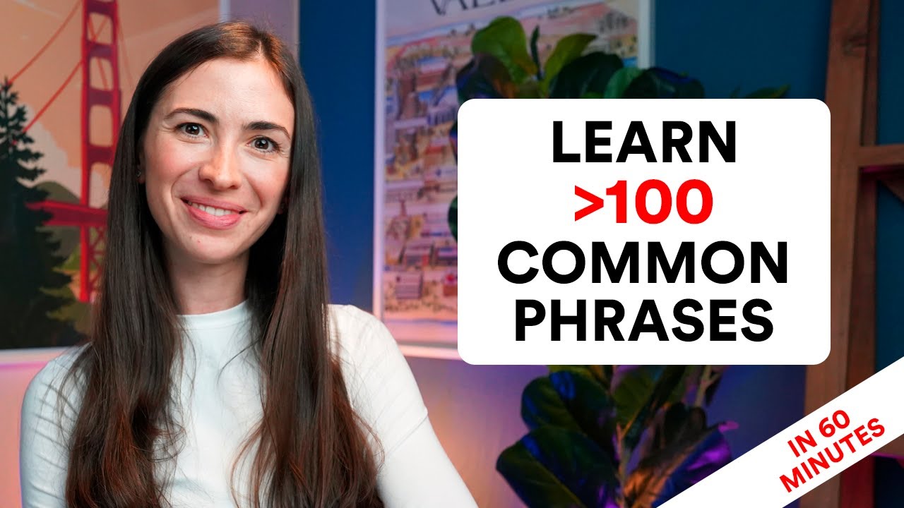 1 hour of common phrases in English (with examples)