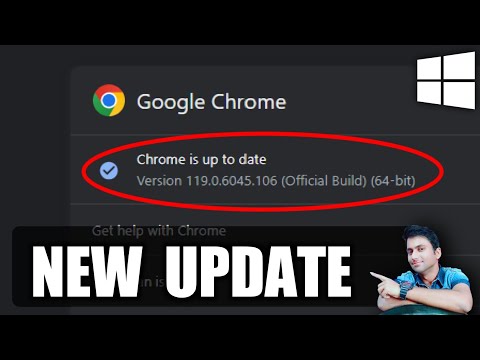 How to Update Google Chrome latest version 119.0.6045.106