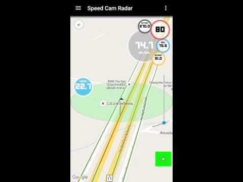 Speed Camera Radar in Thailand video