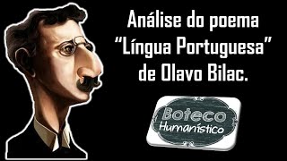 Análise do poema "Língua Portuguesa" de Olavo Bilac.