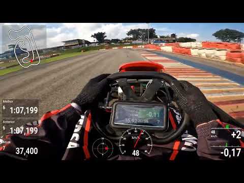Minha volta Rápida no Kartódromo Granja Viana.