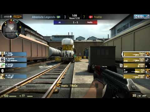 fnatic vs. Absolute Legends | Halbfinale, EMS One Spring 2013 | de_train Map 3