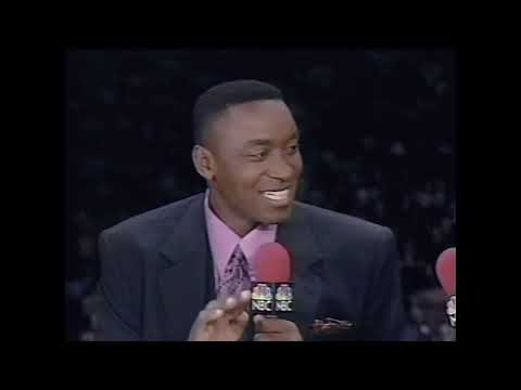 NBA Finals 1999 Game 3 New York Knicks vs. San Antonio Spurs Latrell Sprewell vs. Tim Duncan