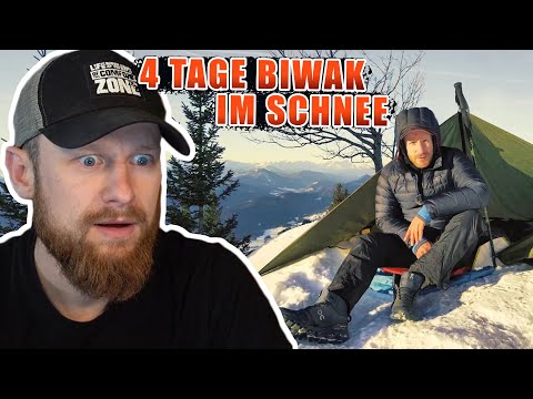 4 TAGE Biwak im WINTER mit 80km MARSCH | Fritz Meinecke reagiert