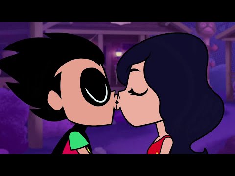 Capa de Teen Titans Go! O Beijo do Robin