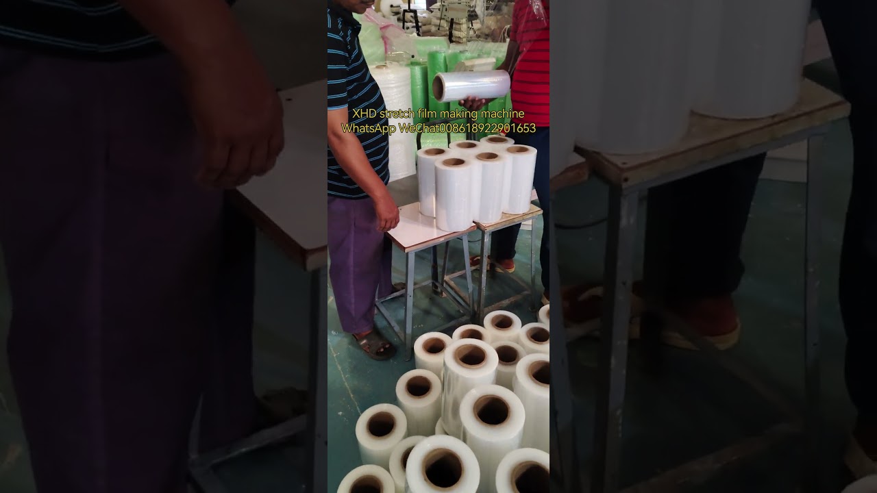 xhd stretch film making machine stretch wrap cling film making machine pallet wrap making machine