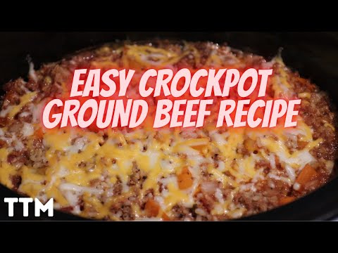 EASY Unstuffed Peppers Slow Cooker Recipe ~ Crockpot Ground Beef Recipe